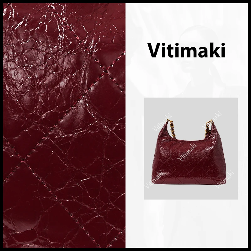 Vitimaki/真皮定制 原创高定气质女包手提单肩包CK5002