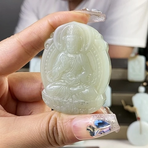 和田玉颈饰未镶嵌