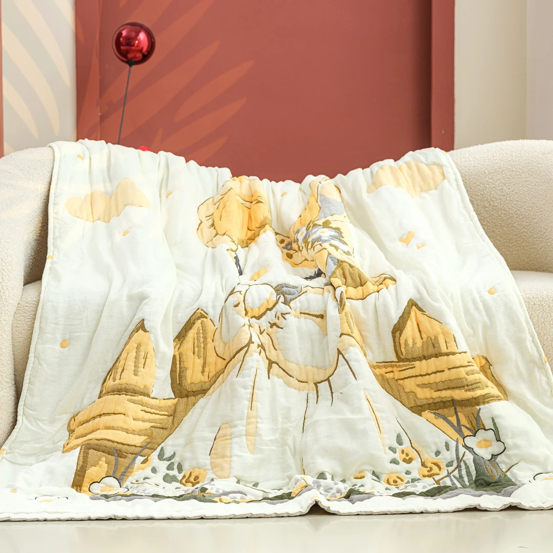 【清凉一夏】泡芙被150×200cm-布丁兔