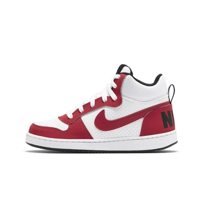 Nike Court Borough Mid  防滑耐磨透气板鞋 白红 839977-103 1