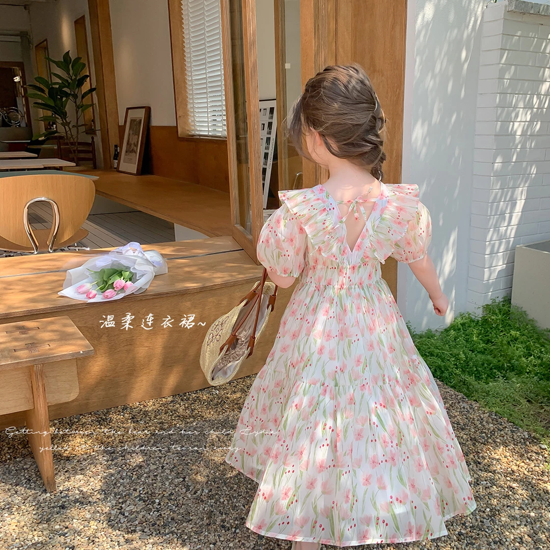 【沫沫妈-花城秘境】萌娃夏季穿搭2023夏儿童连衣裙23XD2051