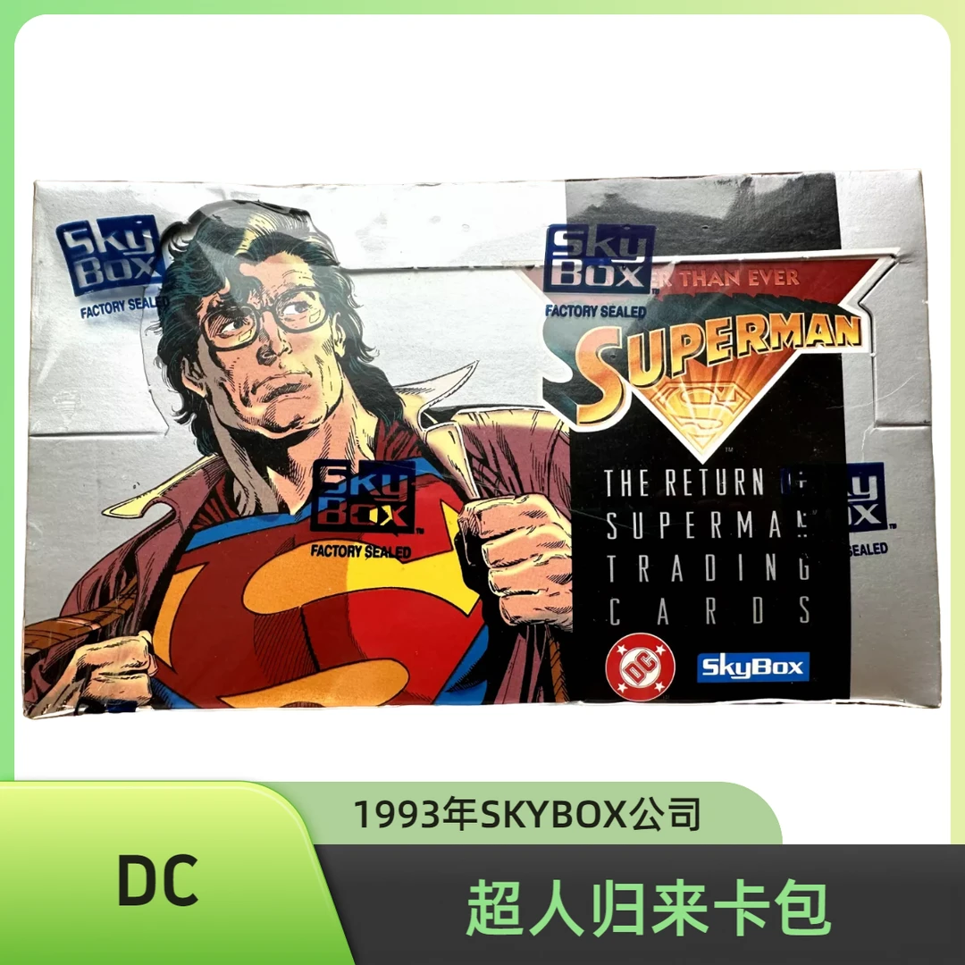 【DC拍2拆3】超人归来,1993年SKYBOX公司发行,古早卡、无配置