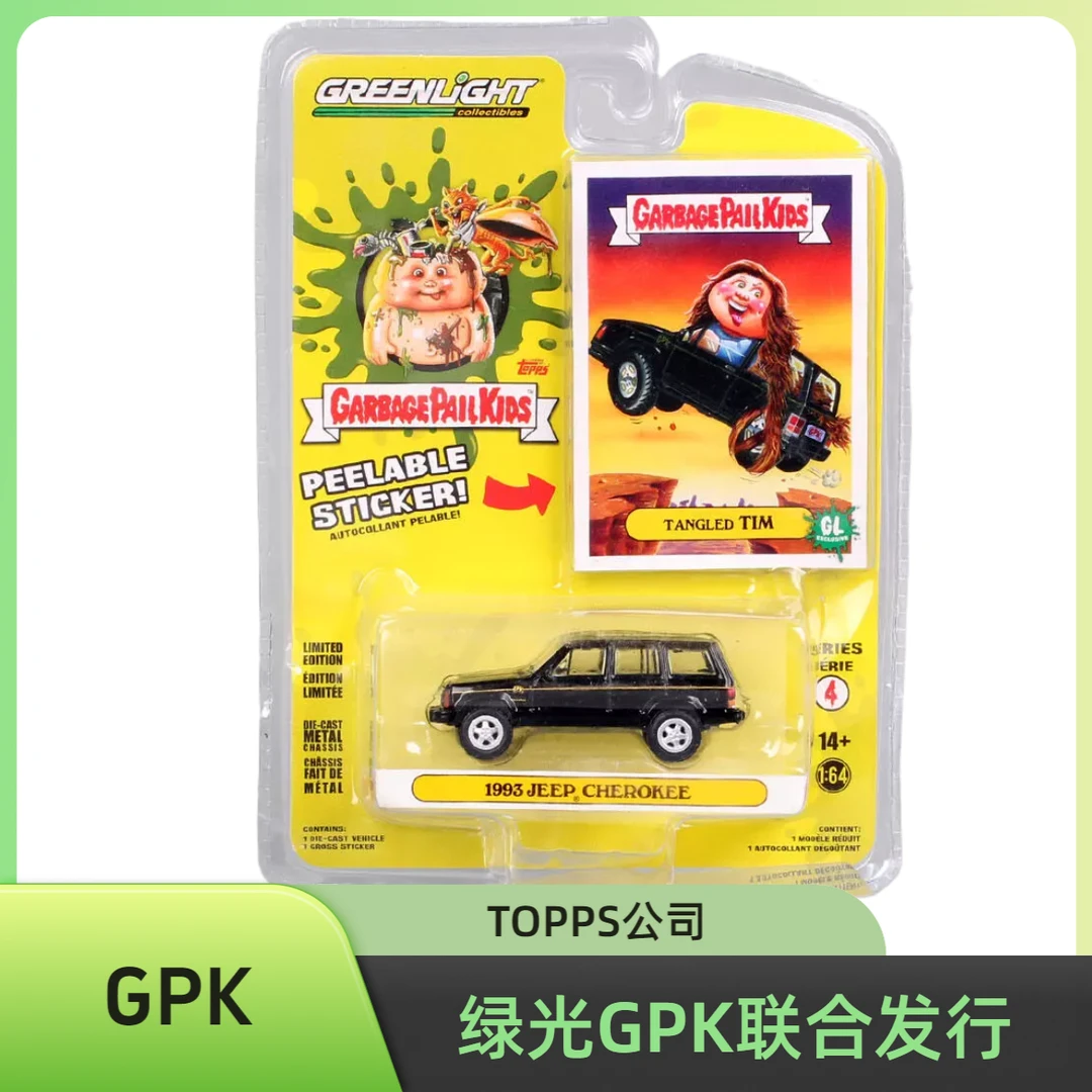 【GPK】JEEP吉普1993年经典款卡和车模，TOPPS和绿光联合发行