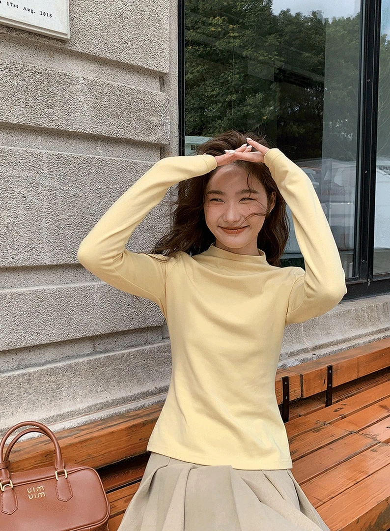 【你好卡农-蕾子】主打陪伴型！半高领修身上衣打底衫KU23Z2204D