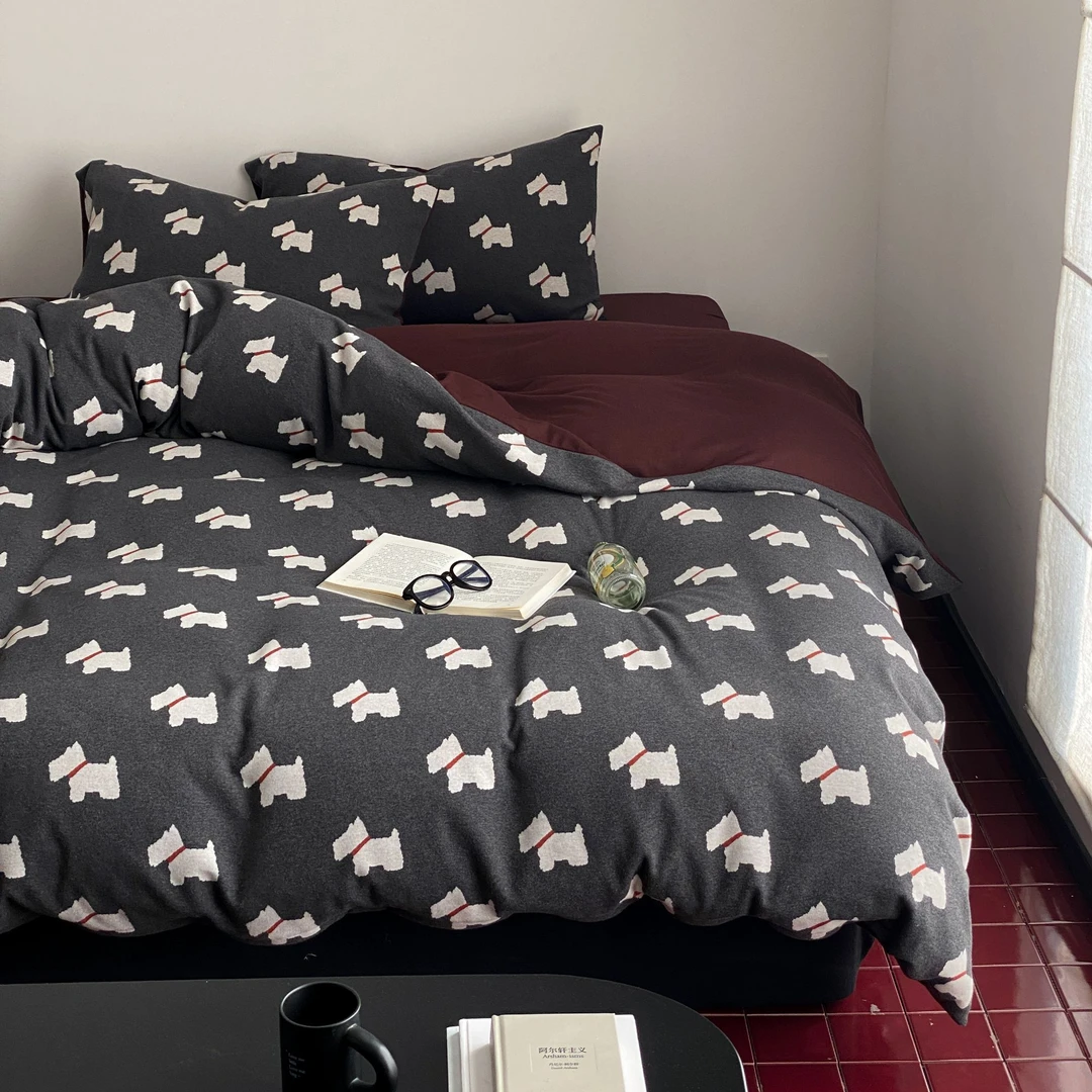 加厚针织棉三件套（不含床单）