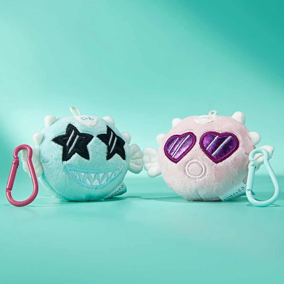 领克领克 06希克斯创意软萌公仔 毛绒手感钥匙扣挂件 挎包挂饰