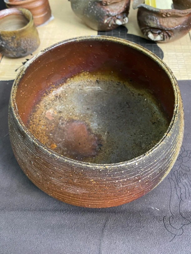 备前烧建水，二代小西陶古作