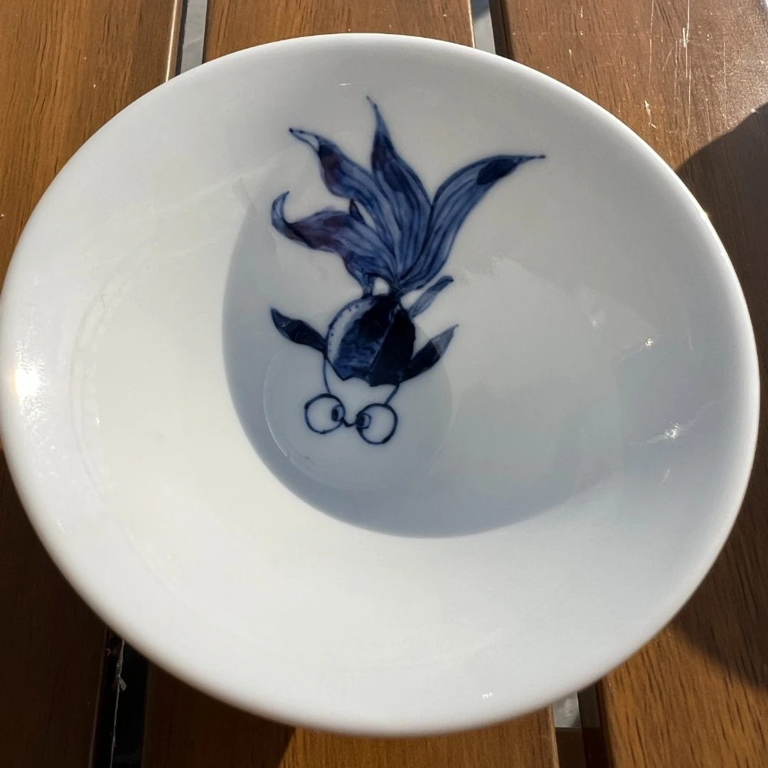 幽游居青花创意手绘小茶杯（可订制）