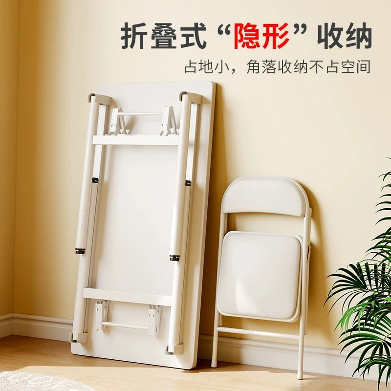 免安装折叠书桌室内家用小桌子简易电脑桌卧室床边化妆桌学生写字