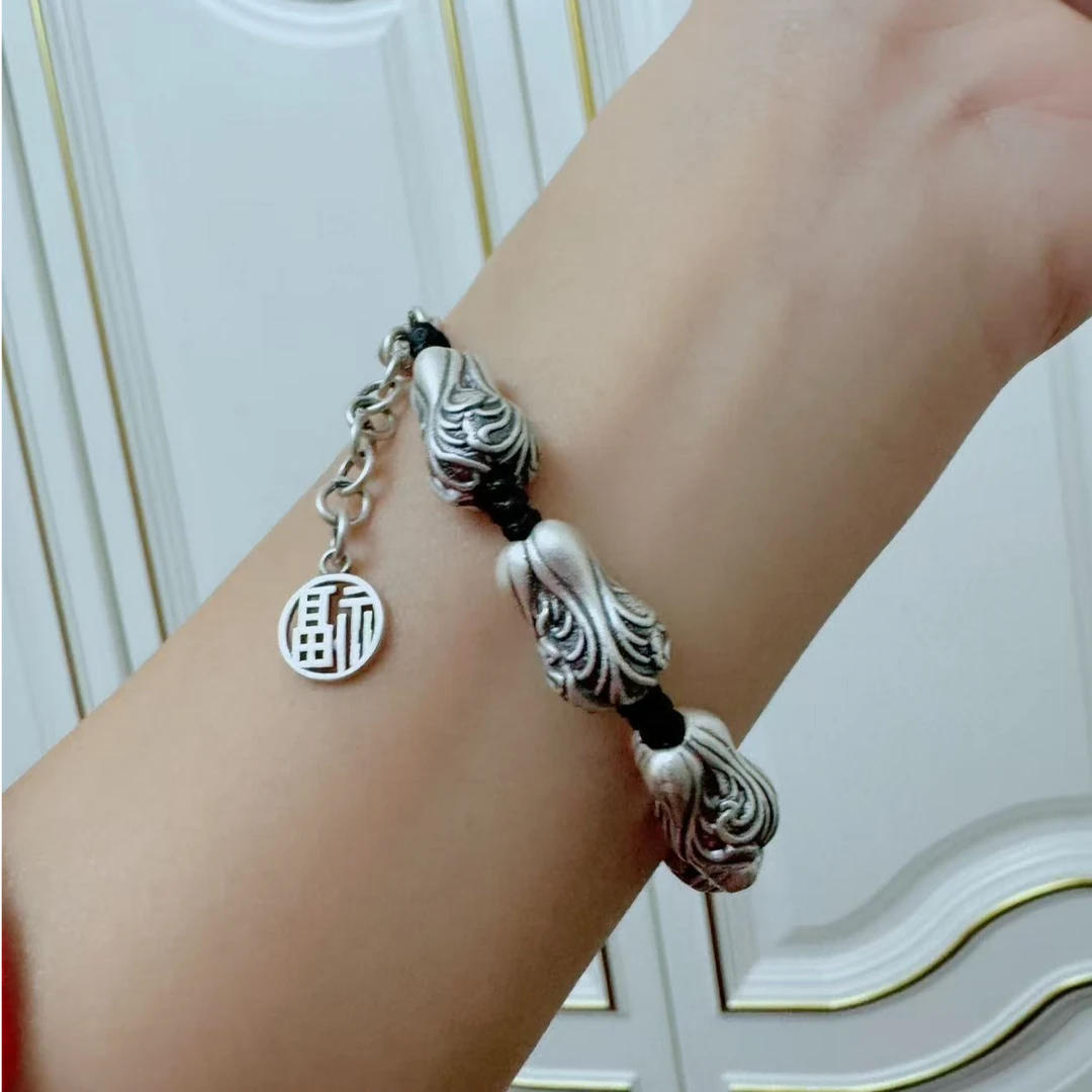 非金属珐琅手链 民族风白菜款式手链