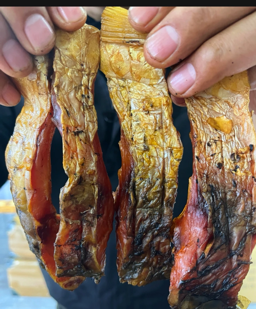 大草鱼块湖南益阳烟熏腊草鱼块农家工艺腊鱼块草鱼干