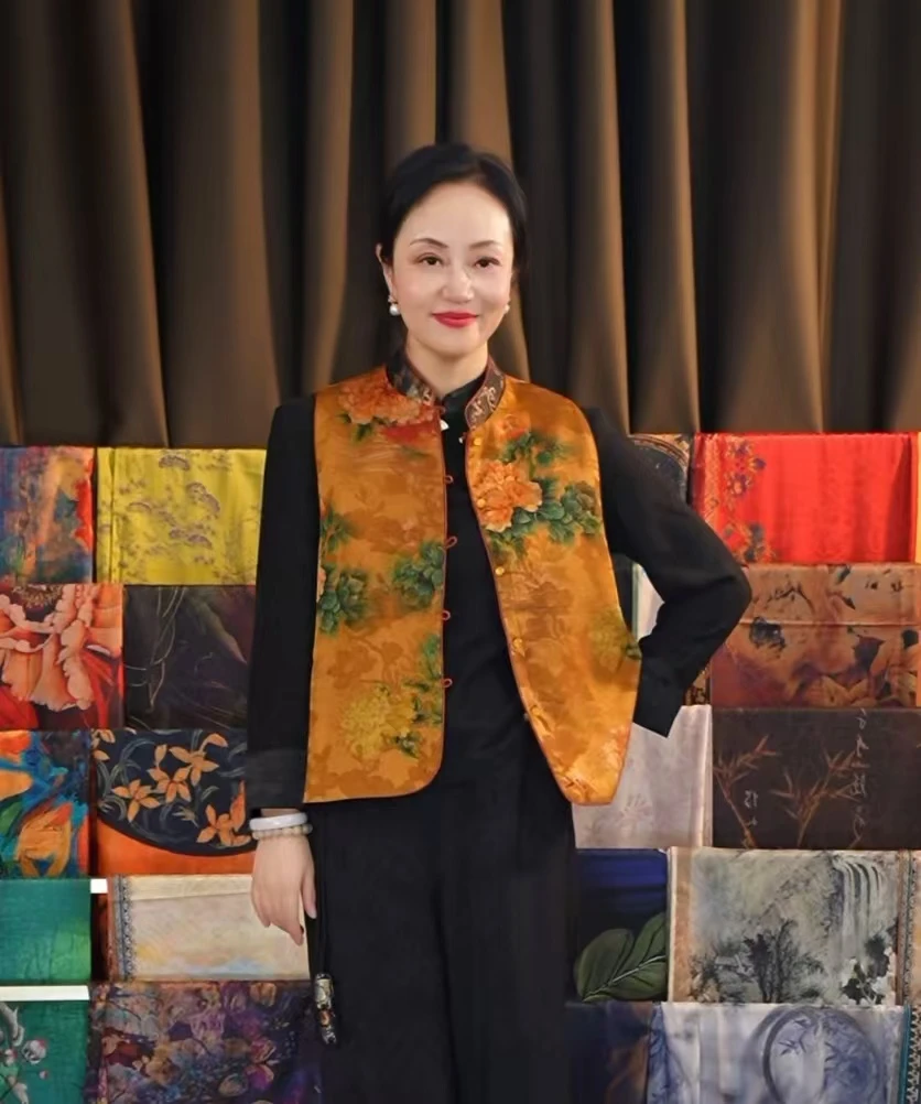 祥云马甲 新中式国风 双面双穿 时尚百搭 女士马夹