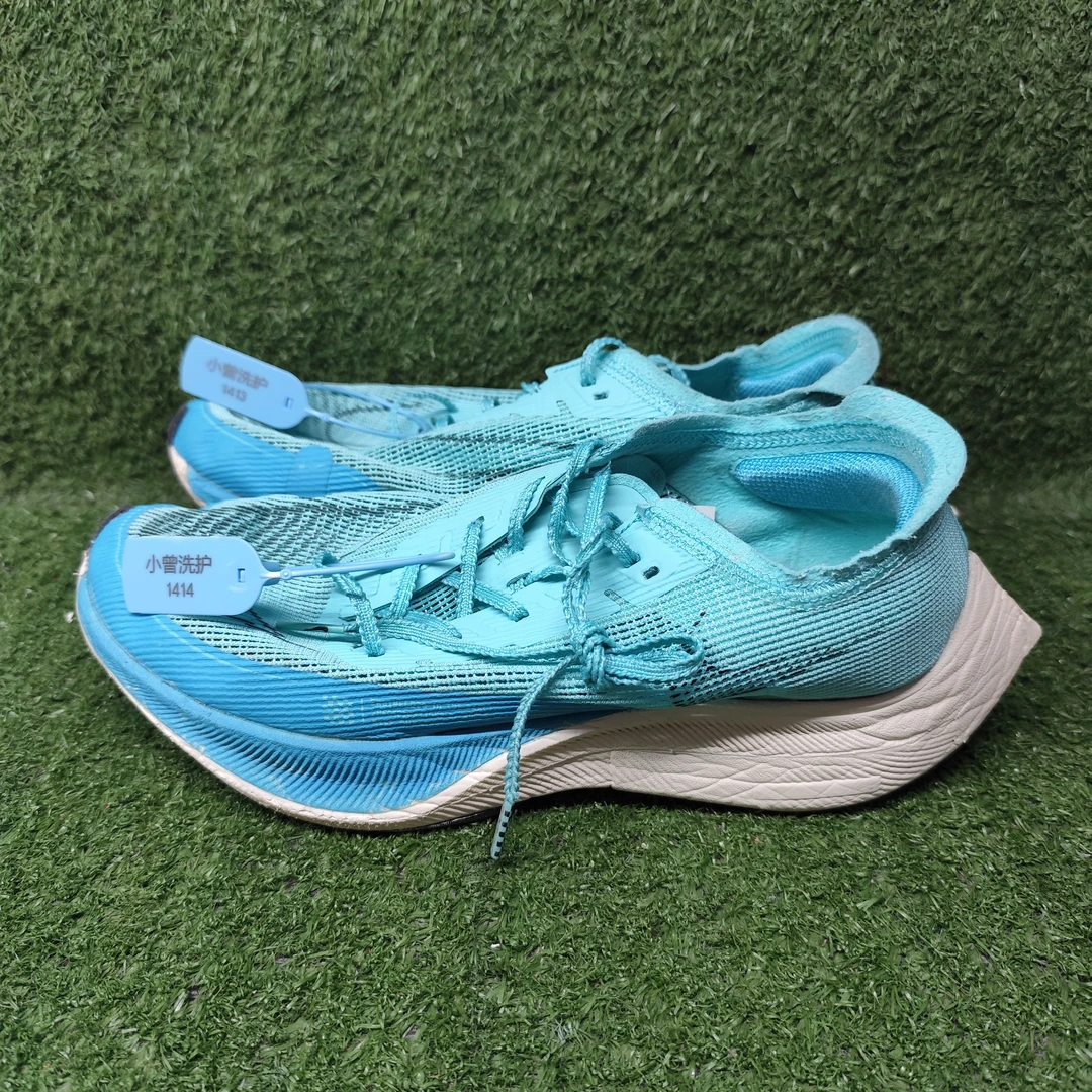 42码二手正品Nike ZoomX Vaporfly Next% 2 Teal Blue 低帮 训练