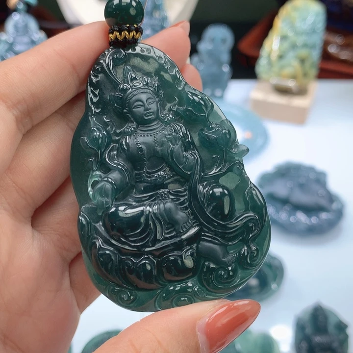 【闪购商品】翡翠颈饰未镶嵌多***手天然翡翠A货