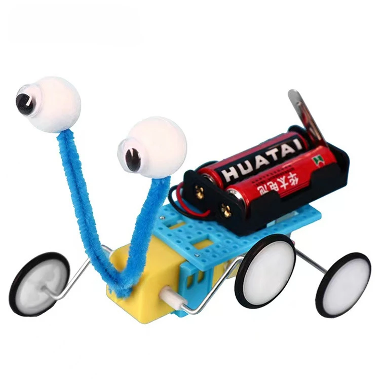 科技小制作diy电动机器爬虫机器人小发明科学实验手工作业材料包