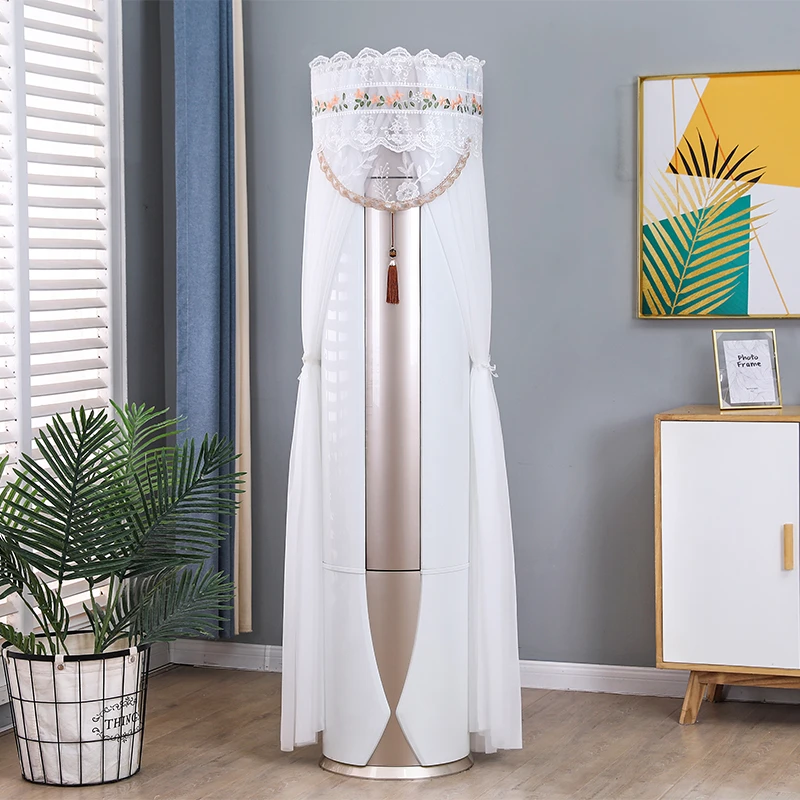 空调防尘罩立式格力美的海尔客厅柜机柜式圆形圆柱形保护空调罩套