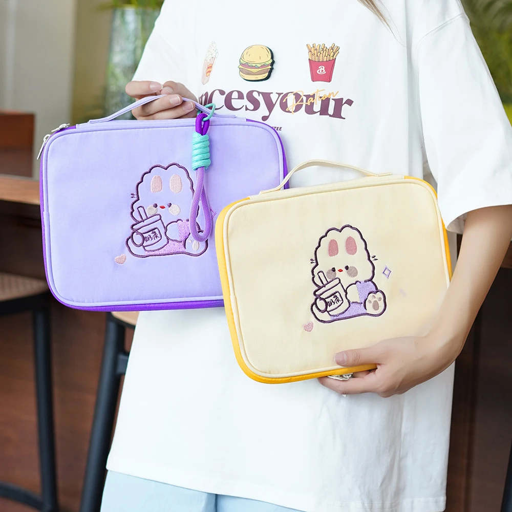 手提内胆包可爱卡通ipad保护套  平板笔记本电脑包拉链式平板