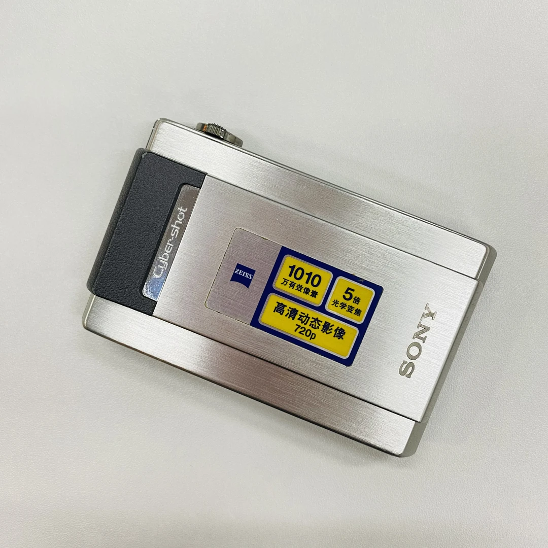 9新 Sony/索尼 T500银色 1010万像素复古奶油肌 不支持试用