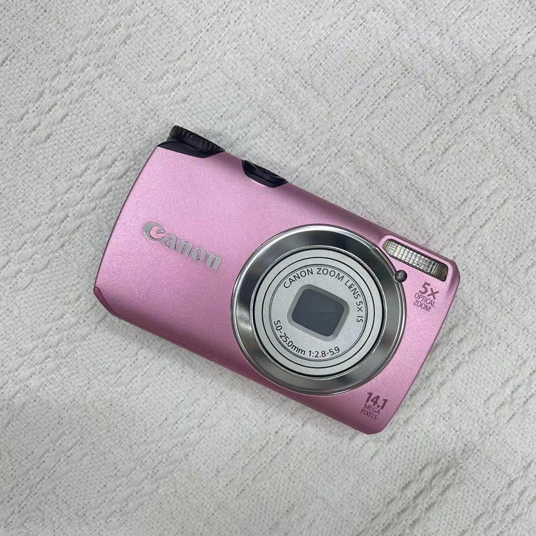 95新 Canon/佳能 A3200粉色1410万像素5倍光变不支持试用