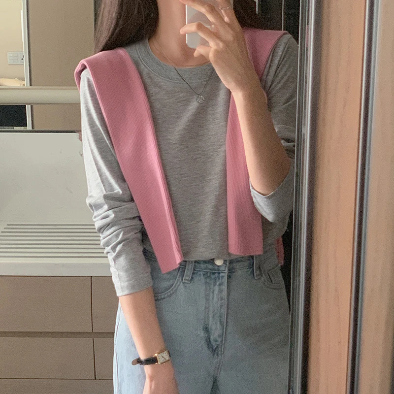 宽松哺乳外出衣春秋时尚哺乳t恤长袖产后辣妈款哺乳期衣服春秋季