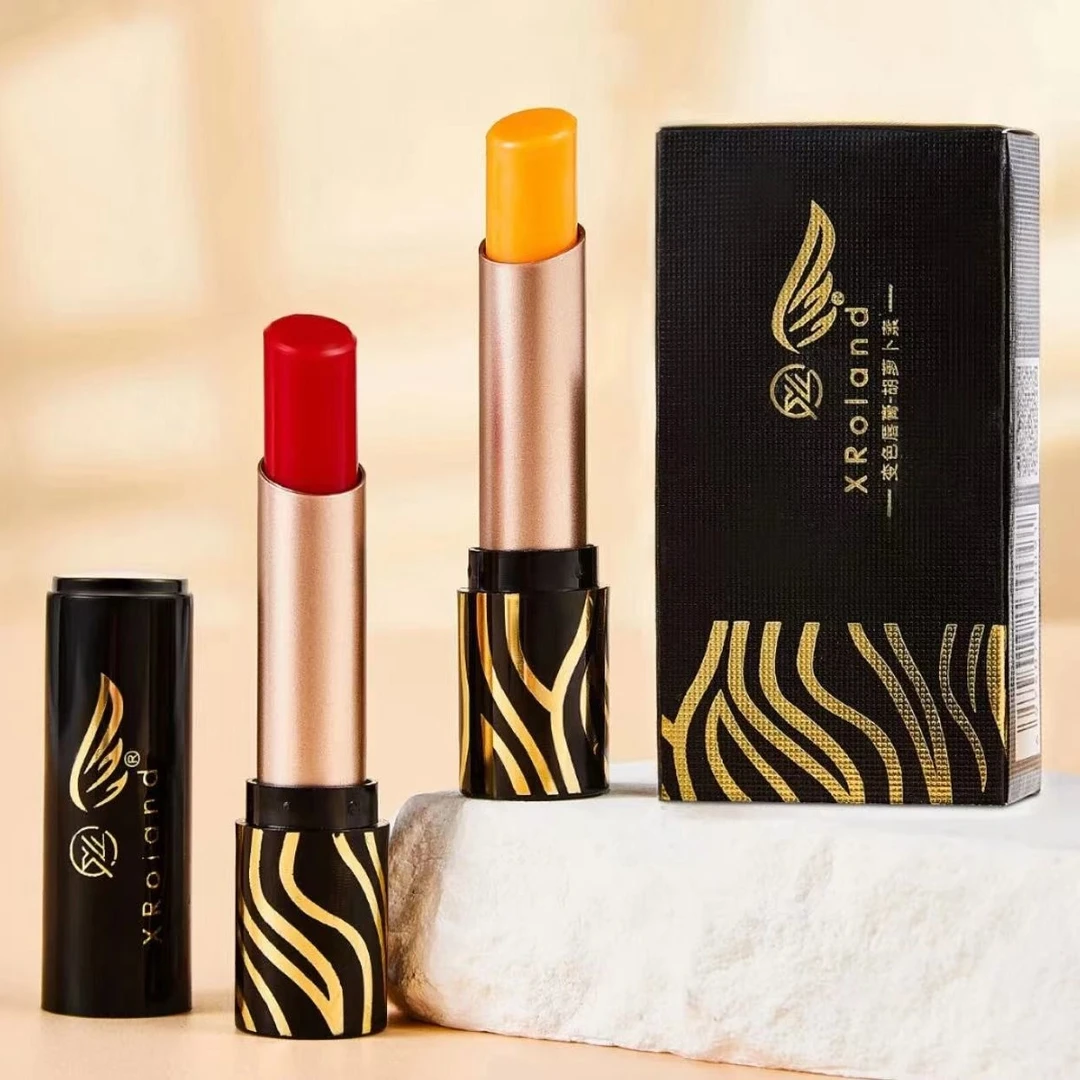 变色唇膏红樱桃胡萝卜素保湿补水不掉色不沾杯润唇膏