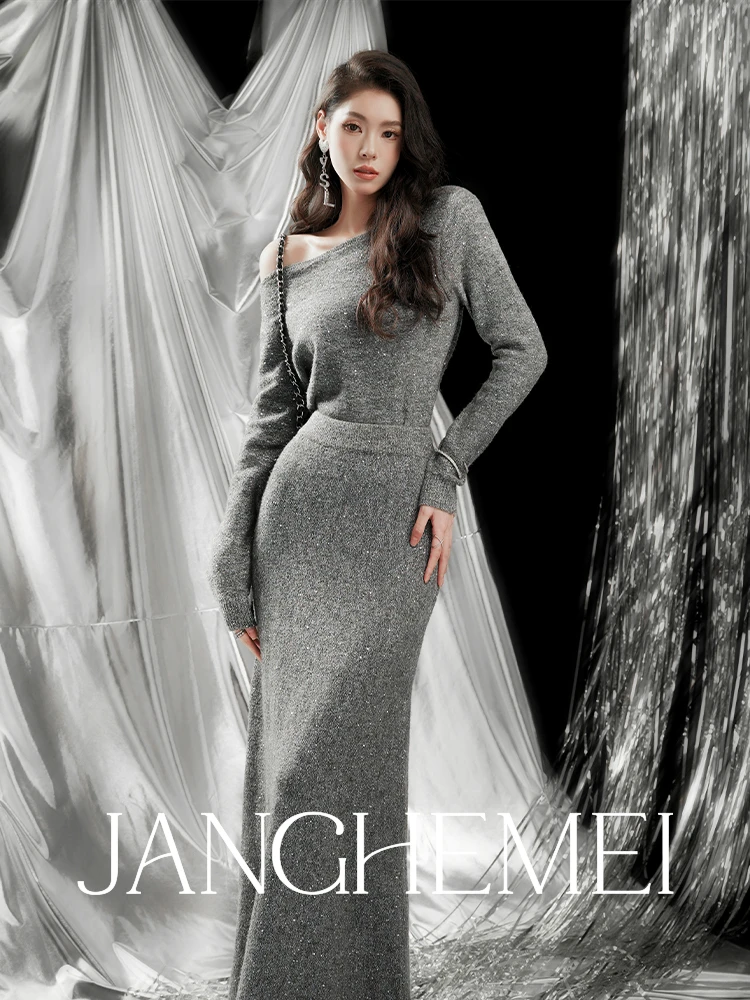 JANGHEMEI时尚套装S13932M34微瑕福利价-介意勿拍