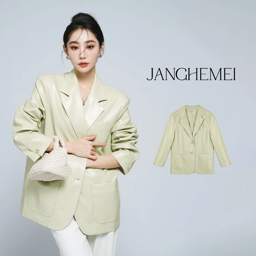 JANGHEMEI【时尚宽松西装】休闲百搭翻领西装 A15439M41