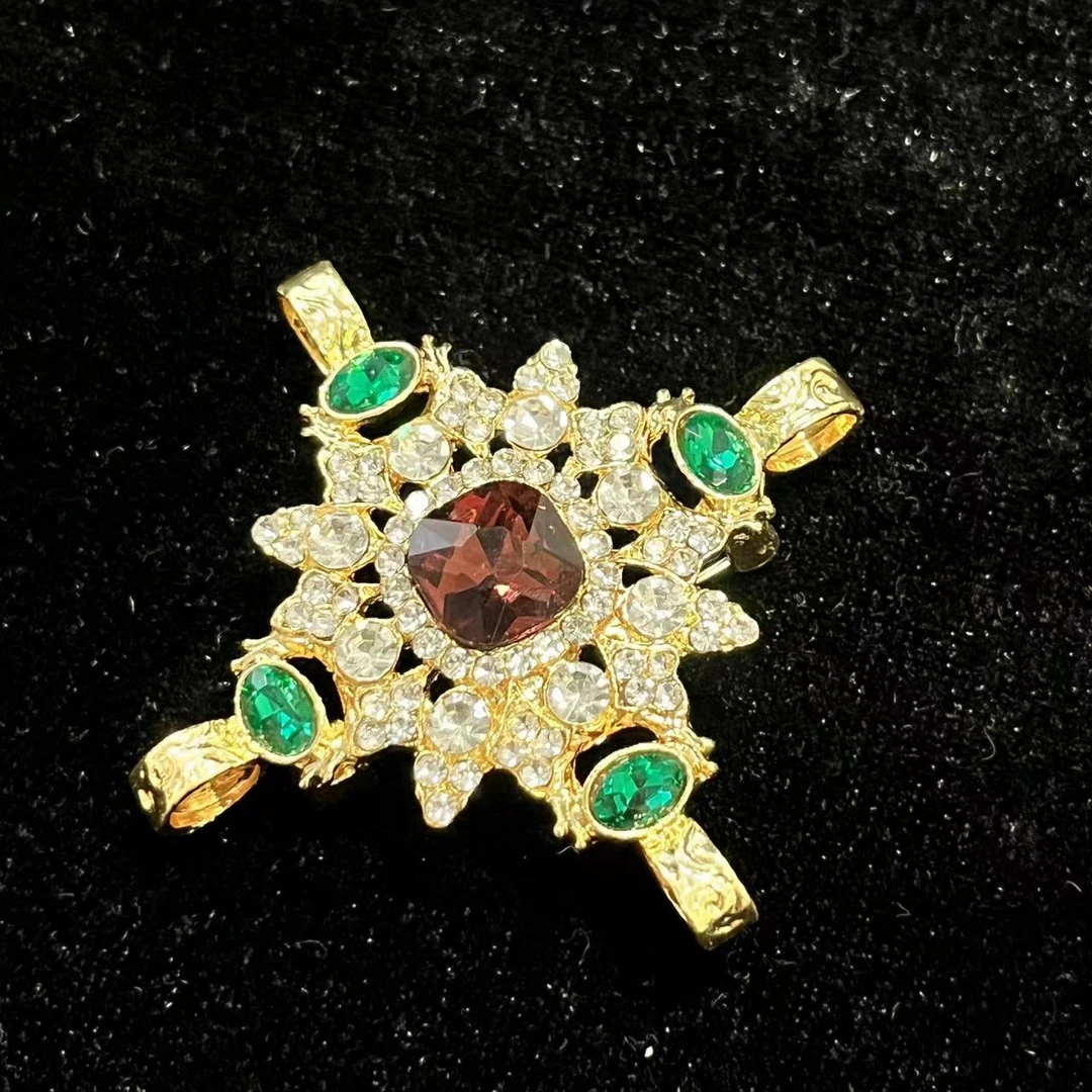 合金项链 喜乐中古 复古vintage高级感气质时尚项链