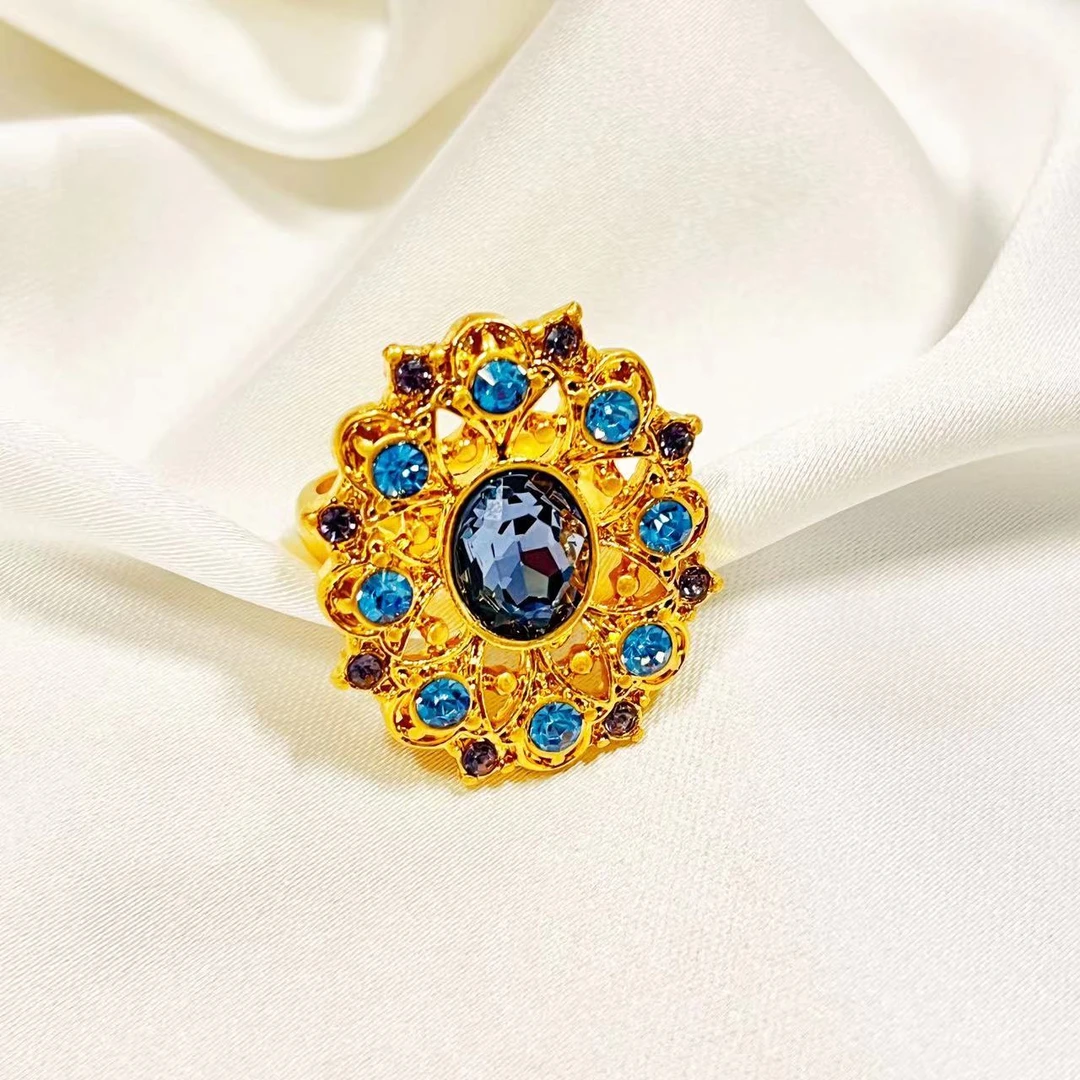 合金项链 喜乐中古 复古vintage高级感气质时尚戒指