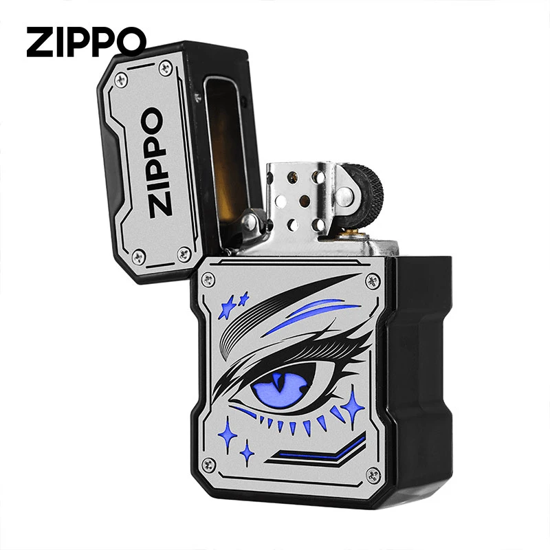 ZIPPO/之宝打火机正版 一眼万年夜光纤巧炫彩（主播专属）送礼 PWJ1