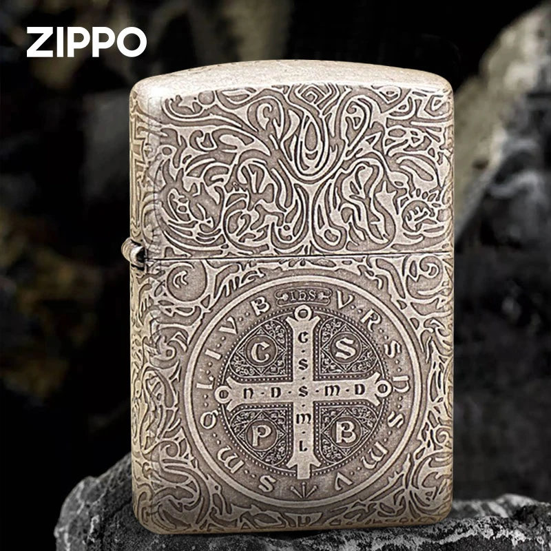 ZIPPO打火机正版162仿古银五面精雕康斯坦丁盔甲送男礼物DY9810DK
