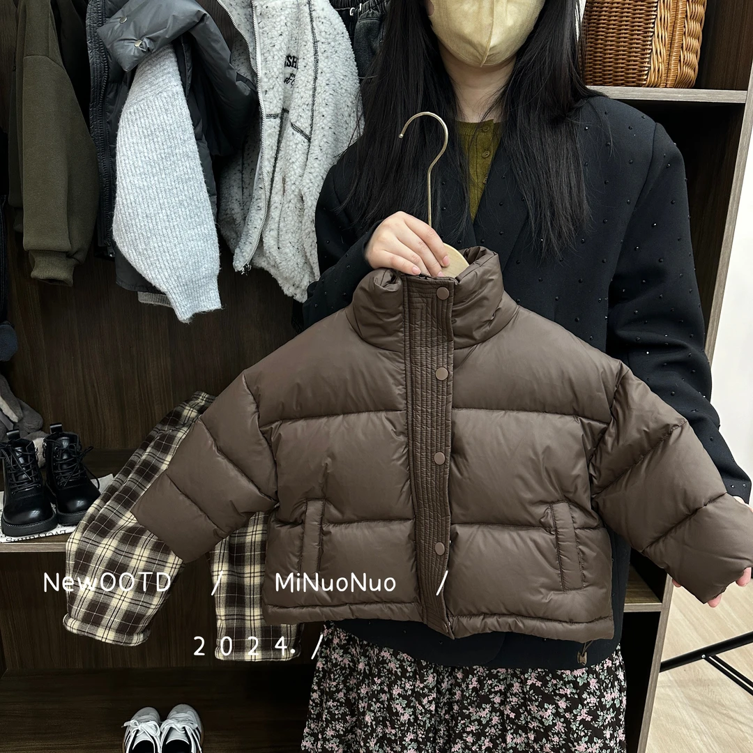 【小黎家】儿童冬季男童羽绒服冬装加厚90白鸭绒保暖韩版D23158