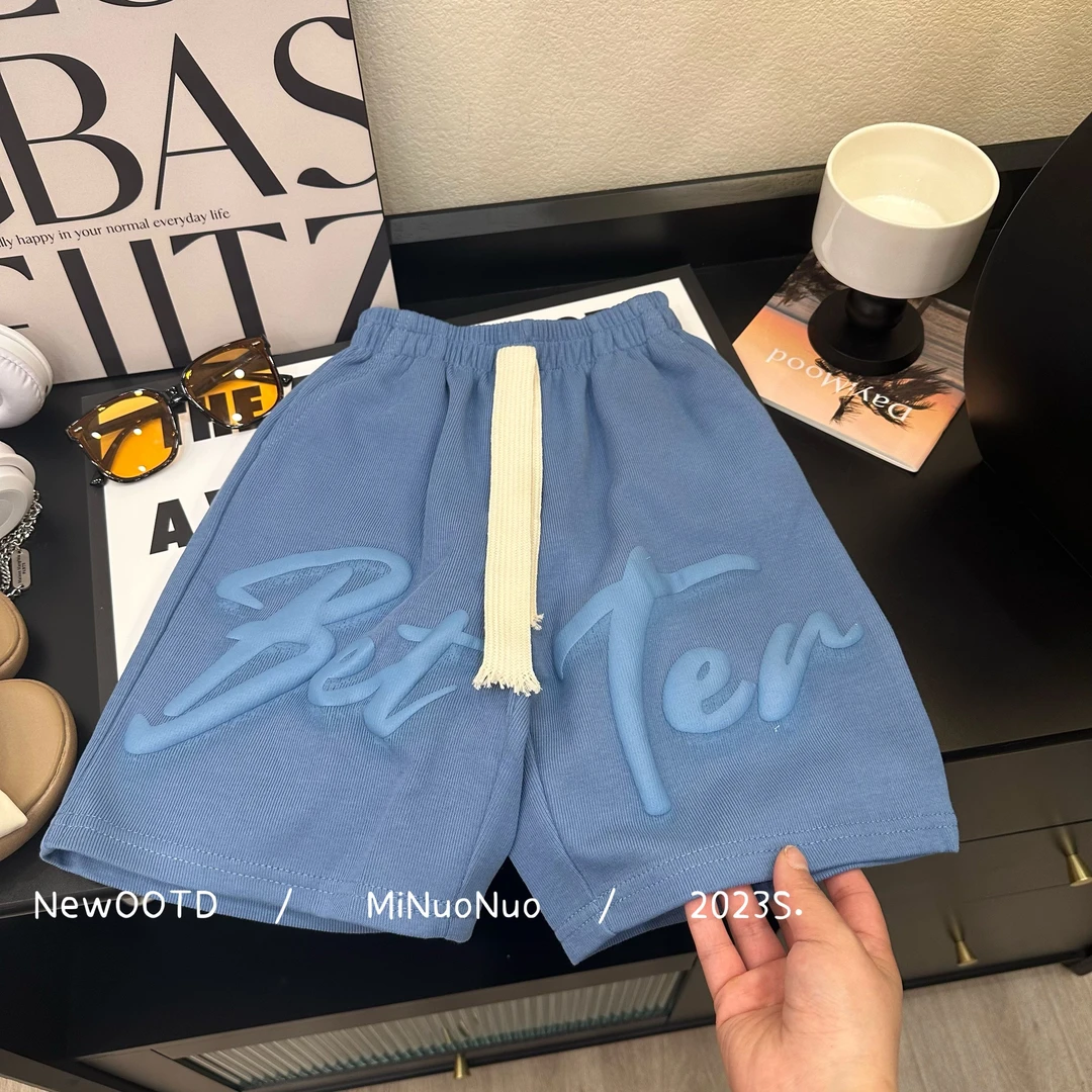 【YQ】儿童裤子休闲百搭男童夏季宽松韩版休闲裤潮流夏款23X619