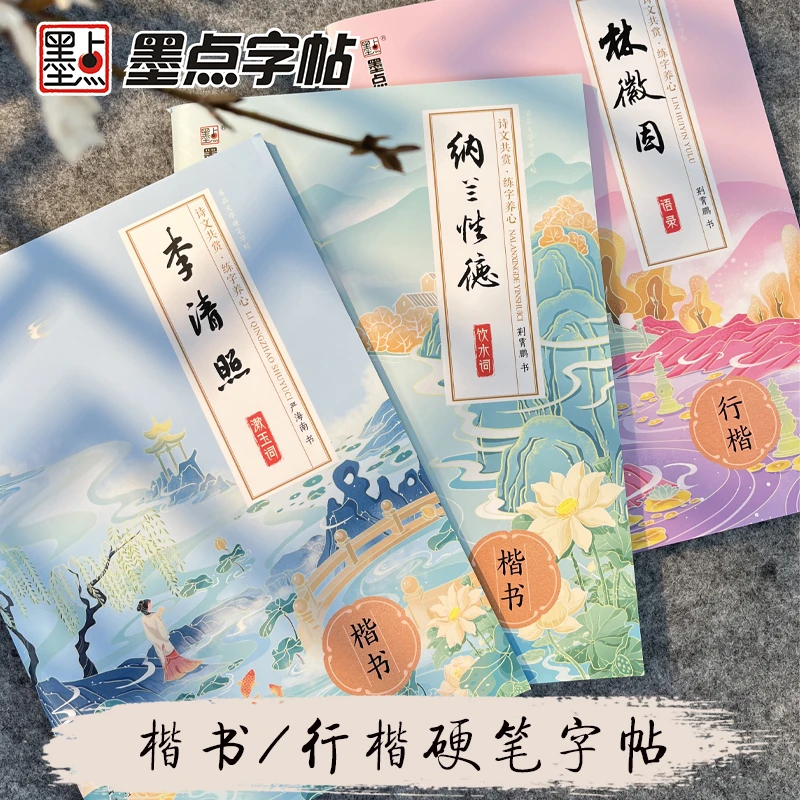 墨点小楷字帖入门书法描红名品文学静心描写字帖诗文共赏练字养心