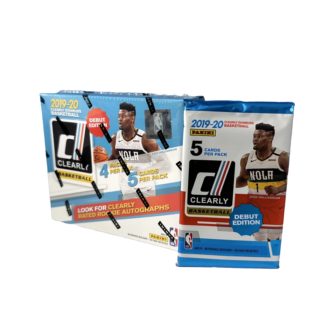 19-20 Panini Donruss Clearly 胶片 篮球球星卡盒 拆包拆盒