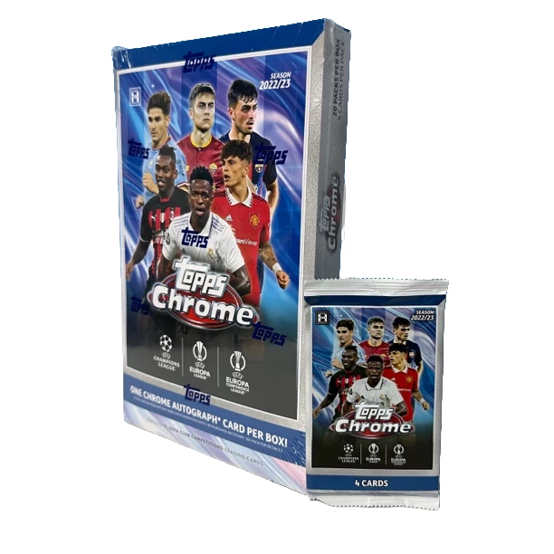 22-23 Topps Chrome Hobby 足球球星卡盒 拆包拆盒