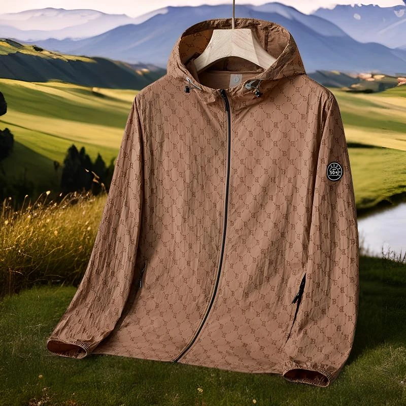 洛卡菲斯潮流防晒衣男女款夏季防紫外线薄款皮肤衣冰丝透气防晒服