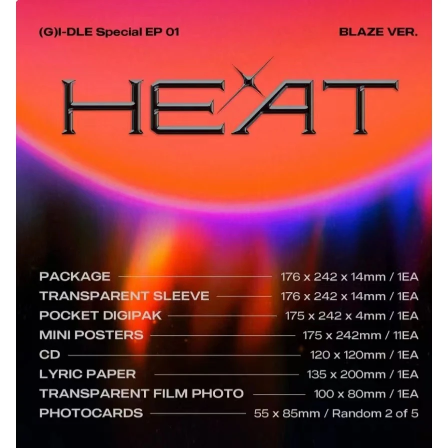 女娃 (G)I-DLE 英专《HEAT》专辑