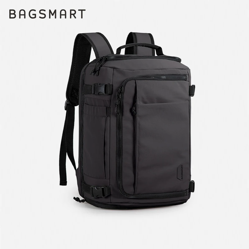BAGSMART随行仓男士双肩包大容量背包女新款商务出差旅行通勤书包