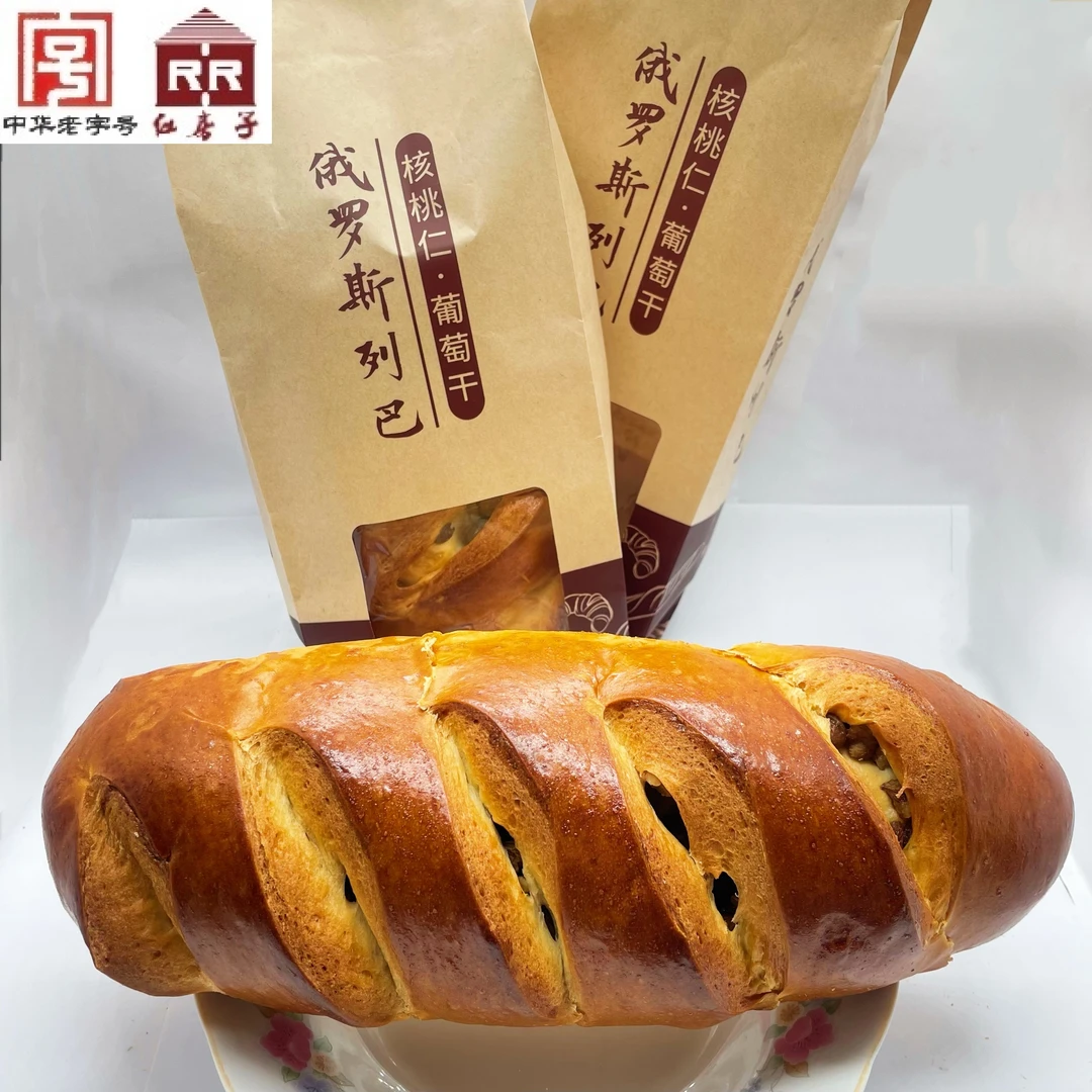 红房子大列巴（半价）西式糕点风味面包营养早餐手工坚果仁500g