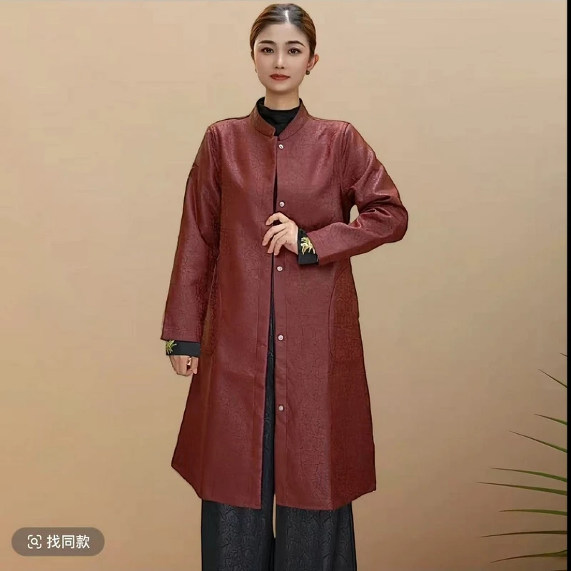 6071双面穿长款外套