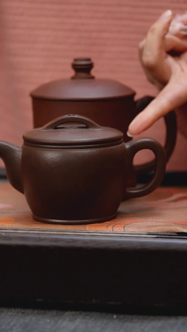 【闪购商品】紫砂茶杯35号P➕紫泥盖杯