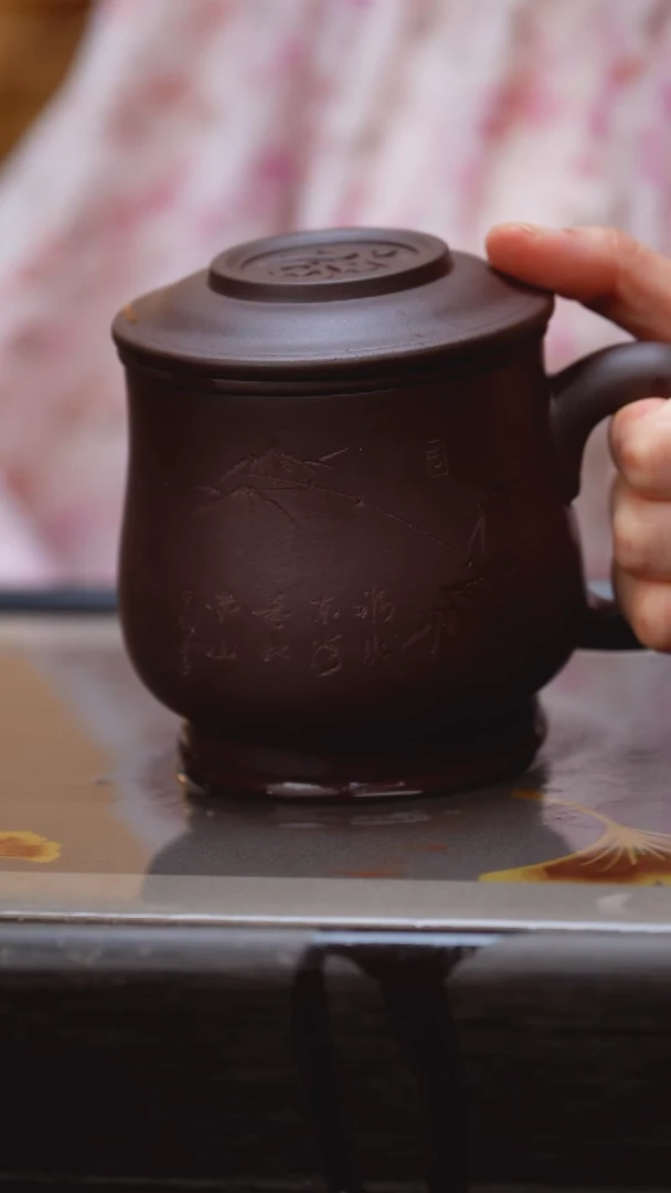 【闪购商品】紫砂茶壶宜兴紫砂杯盖杯三件套