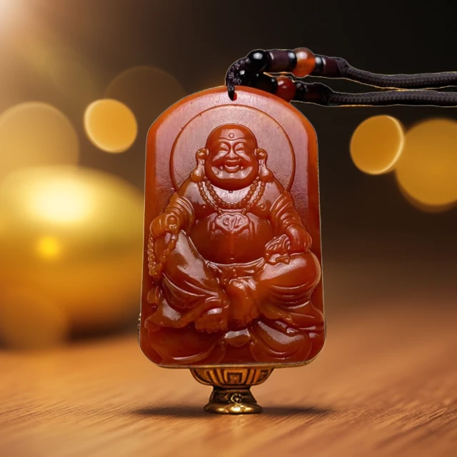 《新人专属》特色手工艺 红弥勒佛挂件-25