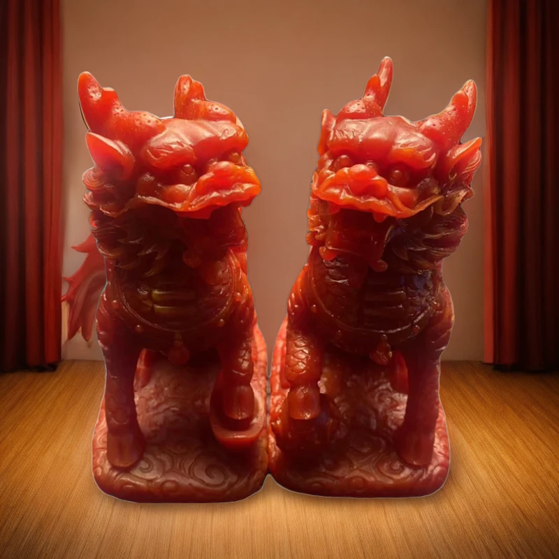《新人专属》特色手工艺 麒麟摆件-4