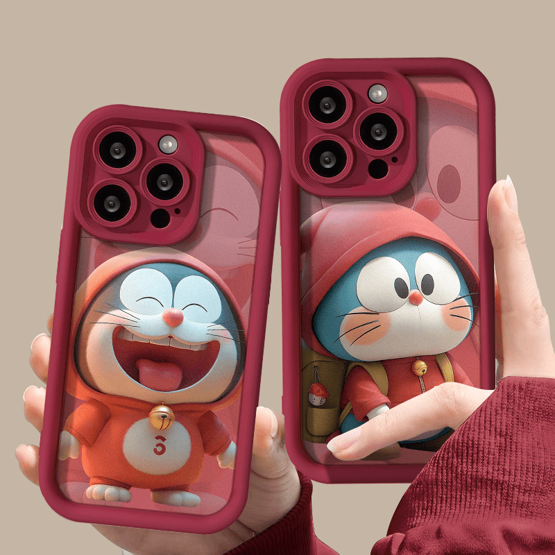 哆啦A梦iphone15/14promax手机壳苹果13全包12/11硅胶xr/xs高级7p
