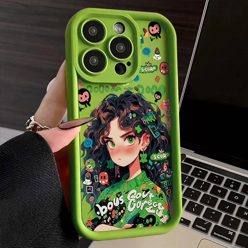 高冷酷女iphone15苹果手机壳14promax新款13pro防摔12高级11全包X
