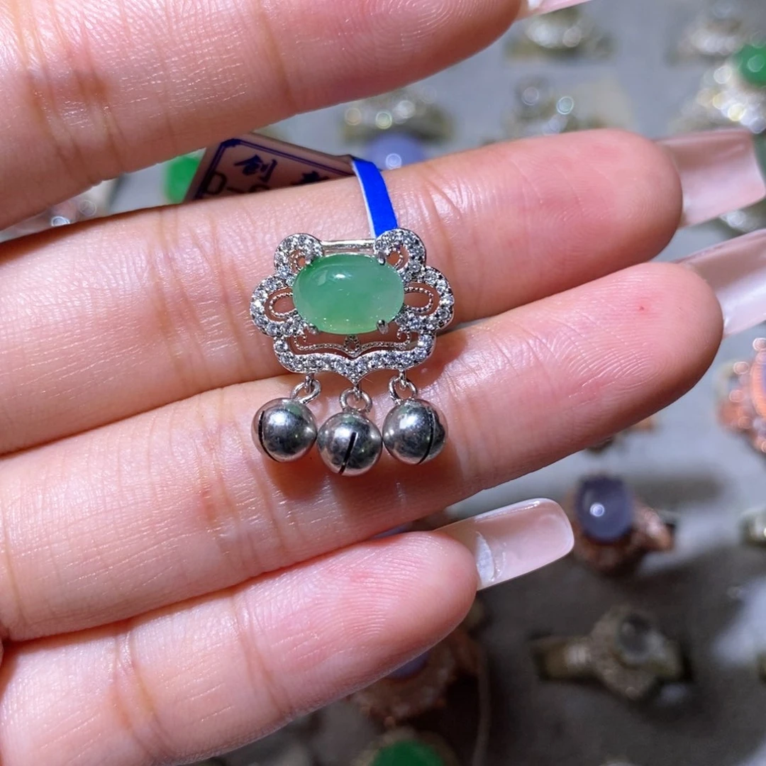 定制翡翠银S925镶嵌888888888