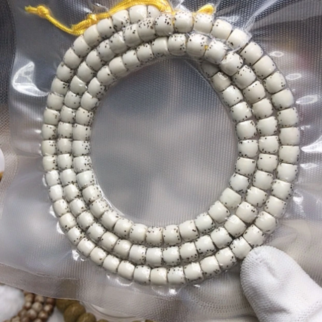 【闪购商品】星月菩提手串小*嘴原生态月朗星稀河豚大留白直切7*6mm