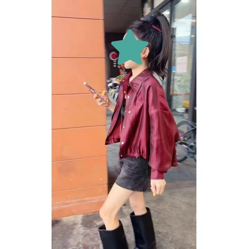 2025秋季新款欧货不规则抽绳外套套头时尚百搭宽松休闲上衣潮版